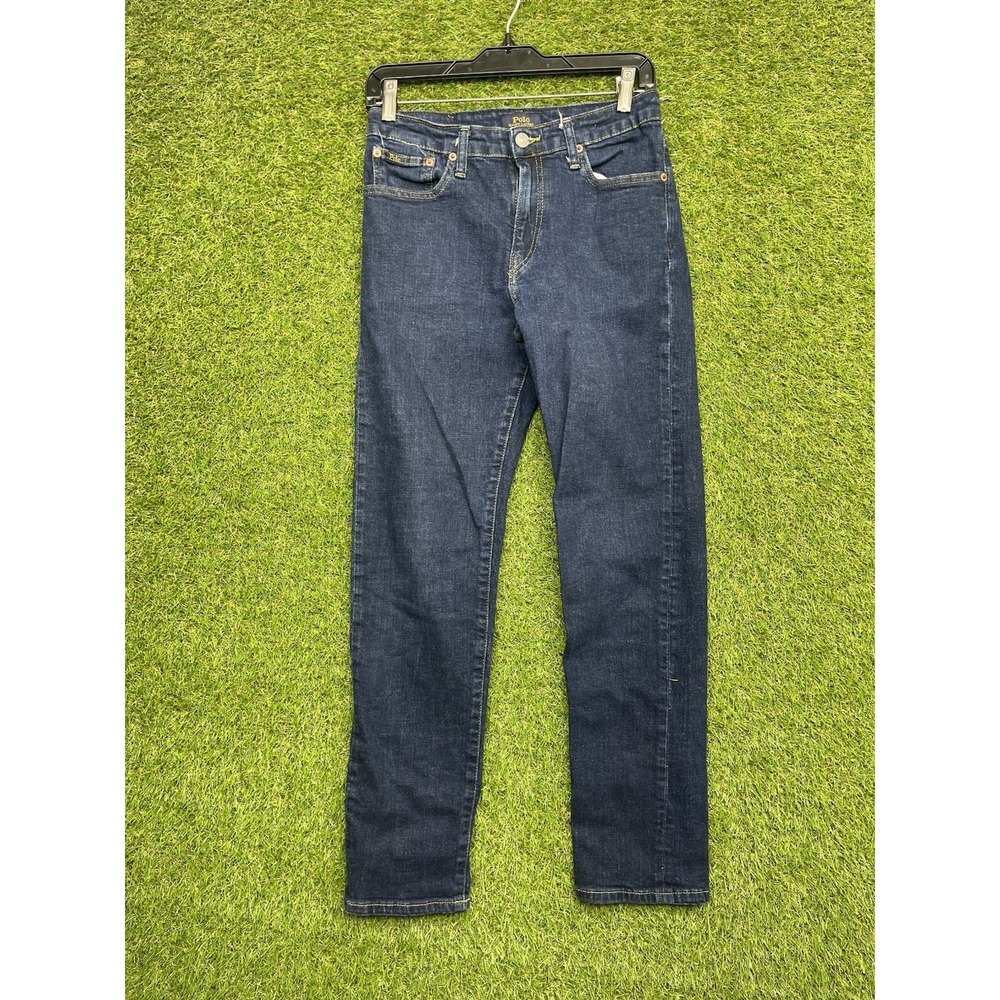 Polo Ralph Lauren Jeans Boys Youth XL 18 28x29 Hampton Straight Dark Wash Slim